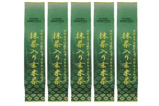 成城石井 抹茶入り玄米茶　200g×5パック　〈お茶 茶 煎茶 緑茶 茶葉 宇治抹茶 抹茶 玄米茶 宇治煎茶 宇治 まろやか 飲料〉 飲料類 
