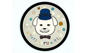 チタン製デザインプレート『雪丸』　1枚　 雑貨 日用品 