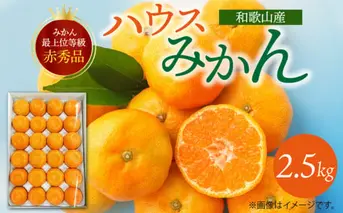 G6029_【2026年先行予約】紀州和歌山 ハウスみかん 2.5kg 赤秀品