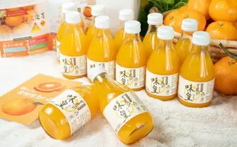 ZY6103n_有田みかんの味皇 180ml×12本 セット【和歌山 みかんジュース ミカンジュース ストレート 無添加 果汁100% 有田】