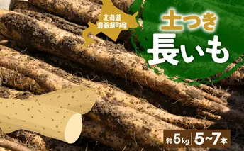 北海道産 青野農園 土つき 長いも 約5kg 5~7本 11月下旬~12月下旬ごろお届け ながいも 土付き 北海道 長芋 自然薯 とろろ いも イモ 旬 野菜 農作物 産地直送 お取り寄せ 送料無料 根菜 とろろご飯