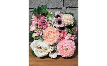 壁取付式ウォールガーデン　スクエアフレーム 植物 インテリア 造花 