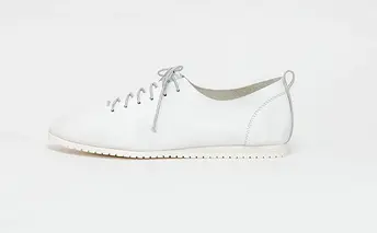 [No.5258-7017]0054ソフトレザーシューズ　ホワイト　25.0cm