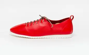 [No.5258-7021]0055ソフトレザーシューズ　レッド　23.5cm