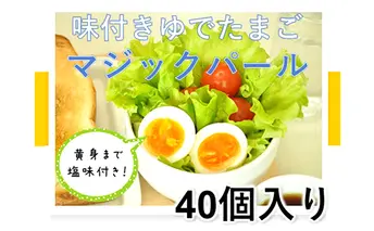 味付ゆでたまご「マジックパール」40個 卵加工品 