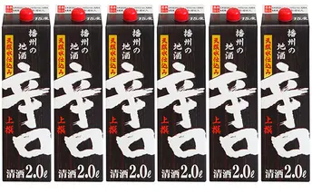 日本酒 上撰 辛口 パック 2.0L × 6本 セット 名城酒造 パック酒 地酒 お酒 酒 アルコール 清酒 日本酒セット 播州の地酒 播州 兵庫 兵庫県 姫路市