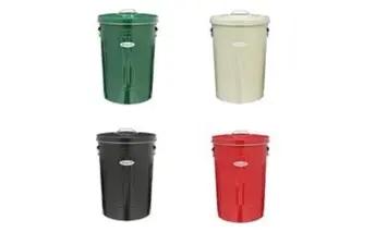 [No.5258-7202]0178＜オバケツ＞バケツ職人が作るダストボックス・42L／純国産 インテリア【緑】