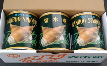 太市産筍　Dセット　筍水煮500g×3缶 缶詰 野菜 