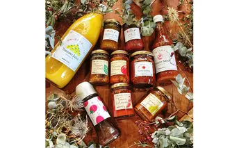 みつヴィレッジのオススメ加工品セット（10種） パスタソース 果汁飲料 野菜飲料 トマトジュース ジャム 