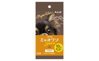 耳掃除用ウェットティッシュ（10枚入 40個）ミャオワンSpot ペット用品 ペット お手入れ 耳ケア グッズ 雑貨