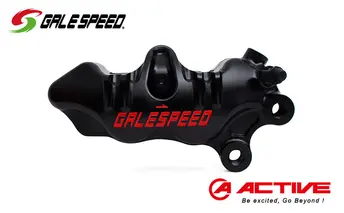 GALE SPEED エラボレート・フロント4Pキャリバー(アキシャル40mm) 右/チタンボルト仕様 ブラック バイク オートバイ パーツ 右キャリパー 