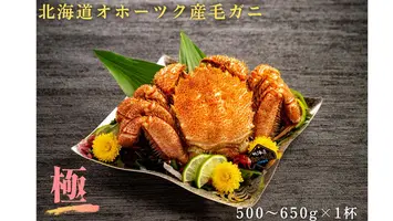 18-160 北海道産毛ガニ　500～650g×1杯