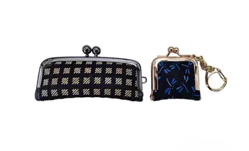 印傳 印鑑入れ・プチがまキーホルダー2点セット(男性用)