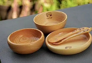 ベビー食器 お食い初め食器 津田瑞苑／出産祝い 離乳食 食器 ベビー用品 木製 奈良県 宇陀市 榛原