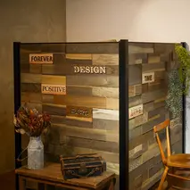 パーテーション 「KUMIKI」 ～組木～ スリム／ＫＩＺＡＩＫＵ Ｃ＋ 無垢 手作り おしゃれ インテリア 奈良県 宇陀市