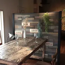 パーテーション 「KUMIKI」 ～組木～ レギュラー／ＫＩＺＡＩＫＵ Ｃ＋ 無垢 手作り おしゃれ インテリア 奈良県 宇陀市