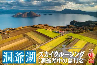 2025洞爺湖スカイクルージング約6分【洞爺湖中の島】1名様 体験チケット ヘリコプター 空中散歩 自然 満喫 遊覧飛行 思い出 景色 北海道の自然