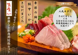 【四国一小さなまち】 ≪カネアリ水産≫ 魚屋チョイス ！ 豪華なお刺身用短冊セット