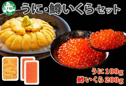 ふるさと納税 弟子屈町 【のし付】ウニ 200g 鱒いくら醤油漬け 200g 2