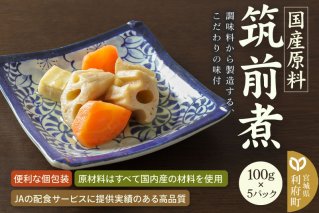 国産原料 筑前煮 100g×5パック|10289