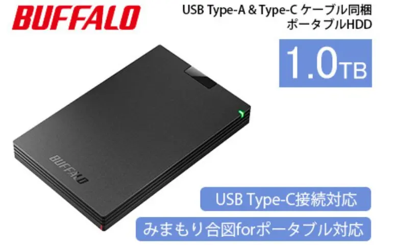 BUFFALO ポータブルハードディスク 1TB Amazon | BUFFALO USB3.1(Gen.1)対応 耐衝撃ポータブルHDD 1TB