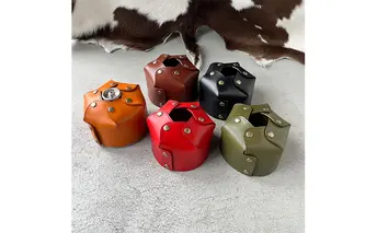 本革 OD缶カバー【OD缶230g】 栃木レザー　レッド