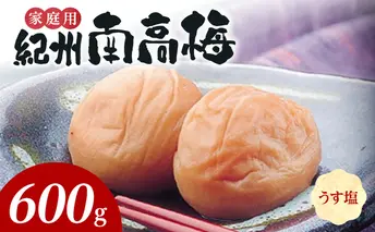 SF2020_紀州南高梅　うす塩味　家庭用Ｂ級　600ｇ