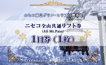 ニセコ 全山共通 リフト券 All Mt.Pass 1日券 【1枚】 2025-2026シーズン スキー リフト券 スポーツ 羊蹄山 雪 パウダースノー ニセコ 倶知安町 スキー場 冬山 雪山 ウインタースポーツ スノボ 