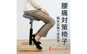 椅子 バランスシナジー カバーなし スクエアシートブルー 腰痛対策椅子 腰痛対策 家具
