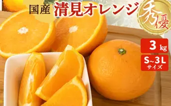 ZT6401_【2026年先行予約】清見オレンジ 秀優 3kg S～3Lサイズ