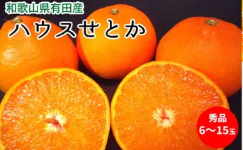 U6302_【2026年先行予約】ハウスせとか 秀品 6～15玉 和歌山県有田産