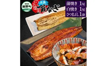 ≪土用丑の日までにお届け≫ ～四国一小さなまち～ 特選うなぎの蒲焼き1尾 白焼き1尾 ひつまぶし1袋 1尾あたり約130g タレ付き 山椒付き ウナギ 鰻 かば焼き 無頭 国産【7/15入金分まで】