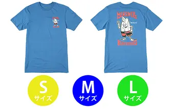 [No.5631-7076]0301ルカ バードウェル コラボTシャツA ブルーL