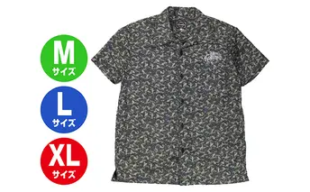 [No.5631-7049]0291 GONZO SURF　オリエンタルボタンシャツ　ブラック　Mサイズ