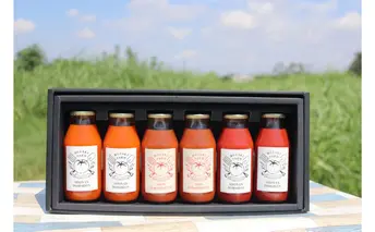 3種類のフレッシュなトマトの味わいが楽しめる　野崎農園　トマトジュースバラエティーセット　180ml×3種類×2本 果汁飲料 野菜飲料 