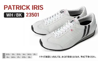 PATRICK IRIS WH/BK 23501【24.0cm（EUサイズ：38）】