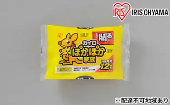 カイロ（240枚）ぽかぽか家族 貼るレギュラー 10P（PKN-10HR）×24箱 アイリスオーヤマ 雑貨 日用品 使い捨て 