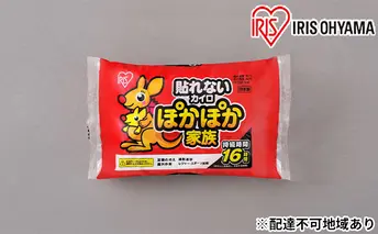 カイロ（240枚）ぽかぽか家族 レギュラー（貼らない）10P（PKN-10R）×24箱 アイリスオーヤマ 雑貨 日用品 使い捨て 
