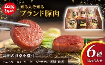 もちぶた 加工肉 6種 詰め合わせ セット ハム ソーセージ 角煮 ベーコン 煮豚 和豚 もち豚 豚肉 ポーク 肉 豚 ぶた ブタ 豚ロース 加工肉 加工品 レトルト レトルト食品 アウトドア スペシャルキャンペーン 