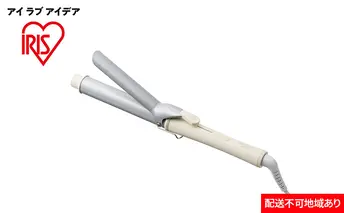 カールアイロン HIR-MC102-W オフホワイト アイリスオーヤマ ミコラ MiCOLA カール コテ 雑貨 日用品 電化製品 4段階の温度調節 海外対応可能 