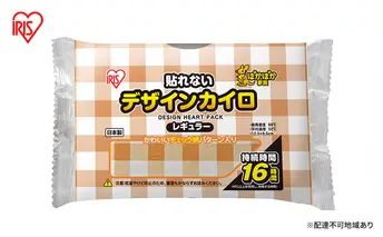 カイロ 貼れない 貼らない ぽかぽか家族 デザインカイロ 貼れないレギュラー10個入×10箱 100個 チェック 貼らないタイプ レギュラーサイズ 防寒 備蓄 防災 アイリスオーヤマ 