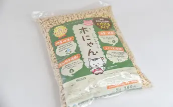 こにゃんのねこ砂 木(こ)にゃん5L×5袋 猫 ネコ 砂 ネコ砂 猫砂 ねこ砂