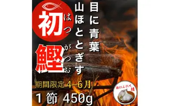 ★数量限定★≪ヤマシン≫ 初鰹のわら焼きタタキ 1節 ※新にんにく1玉付き※ 本場 高知 たたき タタキ かつお 鰹 カツオ タレ付 魚 海鮮 わら焼き 冷蔵 ニンニク にんにく 自慢 人気 送料無料 高知県 田野町 10000円