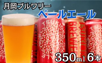 月岡ブルワリー ペールエール 6缶セット 350ml 6本 クラフトビール ビール 地ビール ギフト プレゼント オーストラリア ホップ 女性 初心者 入門 新潟県 新発田市 shinbo015