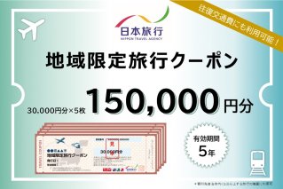 岐阜県可児市　日本旅行　地域限定旅行クーポン150,000円分 旅行 チケット 宿泊 クーポン 交通 観光 体験 ホテル 旅行券 家族旅行 【0113-005】