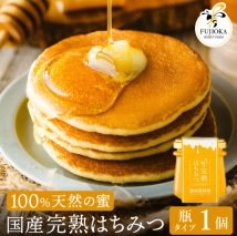 【2025年採蜜予約受付 2025年8月から順次発送】 完熟はちみつ　120g （藤岡養蜂園）004FY01N. ／ 完熟 熟成 天然 ハチミツ 養蜂 蜂蜜 ミツバチ しりばり 瓶
