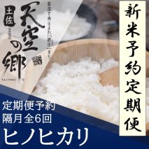 【新米定期便】令和7年産土佐天空の郷 ヒノヒカリ 5kg 隔月お届け 全6回 農林水産省の「つなぐ棚田遺産」に選ばれた棚田で育てられた 棚田米