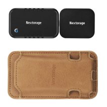 映像出力やデータ転送と同時に給電可能なマルチアダプターとポータブルSSD、専用MagsafeケースセットNX-PDPA1｜PDPアダプター®NX-P2SEG 2TB｜ポータブルSSDNX-PDPA1MC｜MagsafePUレザーケース