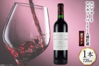 赤ワイン ルバイヤート マスカットベーリー A樽貯蔵 720ml 1本 [マツムラ酒販 山梨県 韮崎市 20744978] ワイン 赤 山梨 お酒 酒 わいん Wine