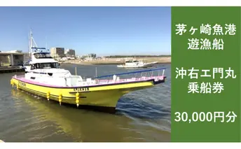茅ヶ崎 釣り船 沖右エ門丸 乗船券 30,000円分